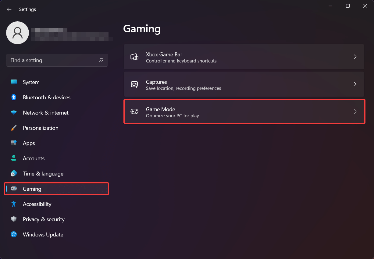 Win11怎么禁用游戏模式？Win11禁用游戏模式方法