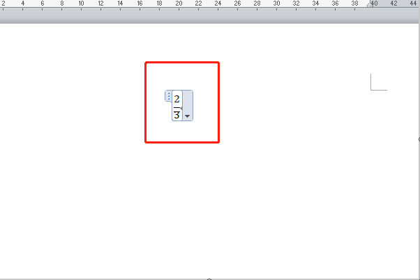 word分数怎么打出来