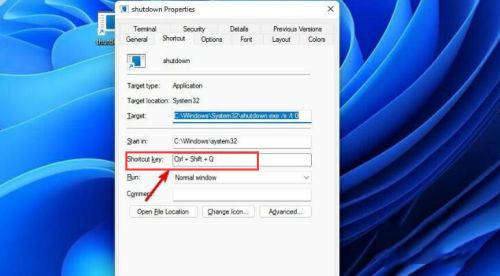 Win11用键盘进行关机方法