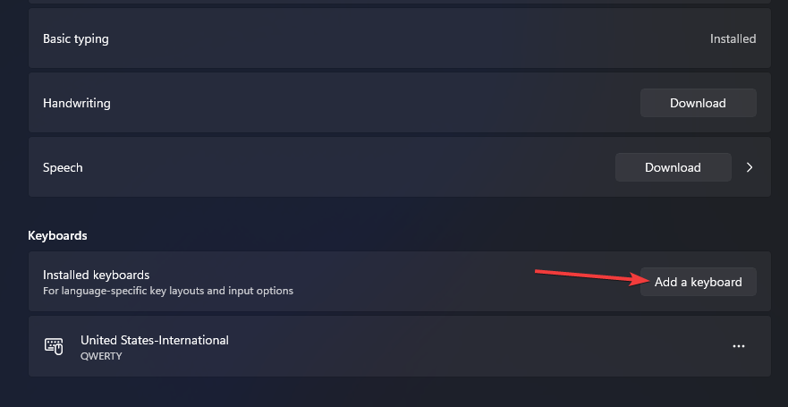 Win11添加和更改键盘布局的详细教程