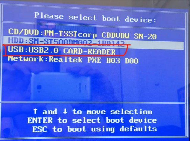 通过U盘进行电脑安装系统的方法