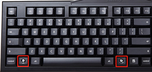 台式电脑windows键的位置介绍