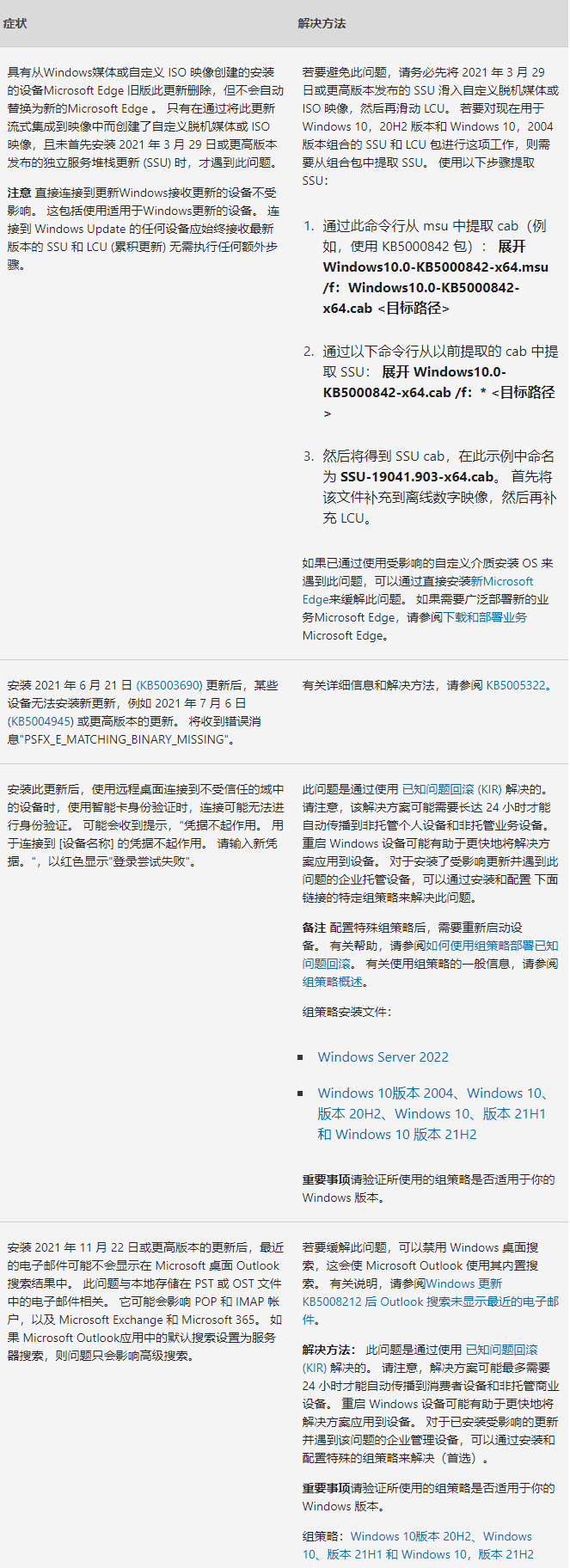 微软Win10 KB5010415(19044.1566)累计更新补丁来了！