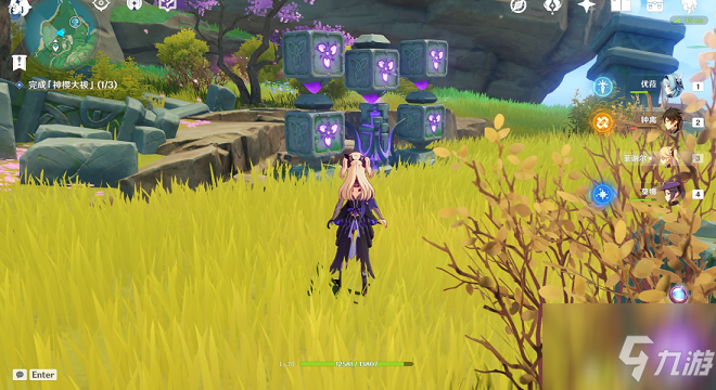 《原神》荒海樱花石块/海底世界解谜流程介绍 荒海解密图文全攻略_原神