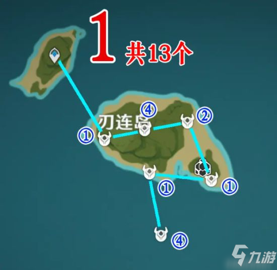 《原神》刀镡获取路径哪个好 野伏众坐标分布_原神