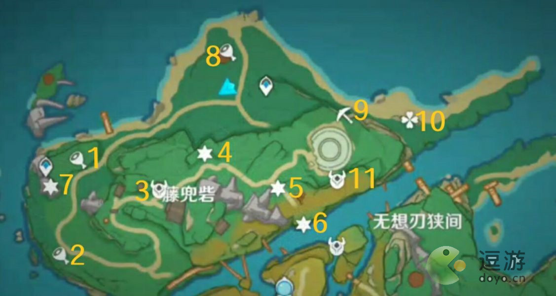 原神稻妻藤兜砦区域宝箱位置汇总介绍