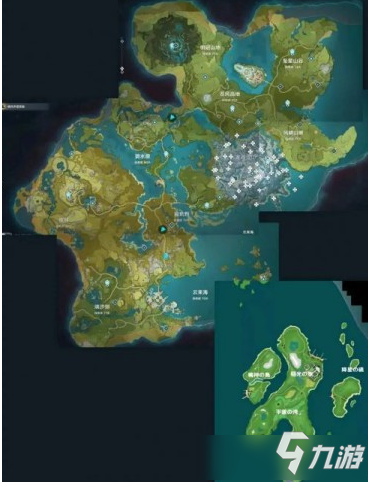 《原神》手游稻妻城地图总览 稻妻城地图多大_原神