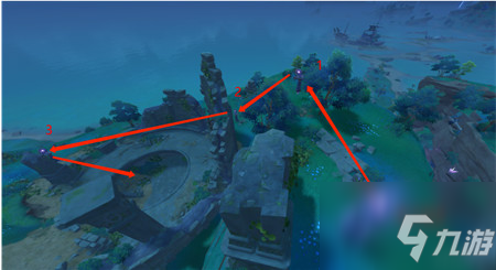 《原神》无想刃狭间山上华丽宝箱解谜流程介绍 无想刃狭间解谜图文教程_原神