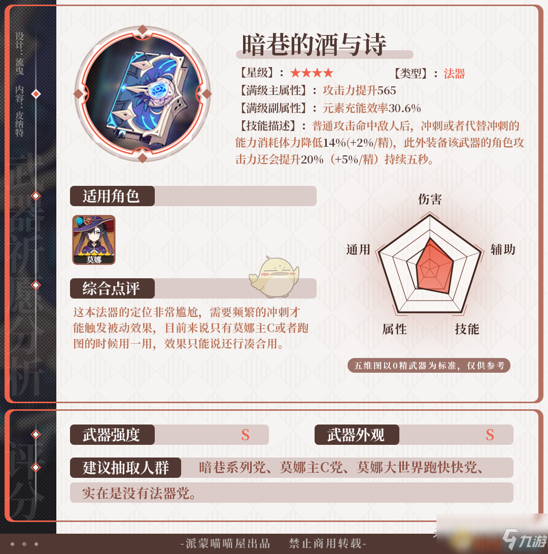 《原神》苍古自由之誓武器池分析_原神